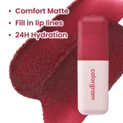 Colorgram Nude Blur Tint 06 Lucky Berry Soft Velvet Matte Lip Stain & Cheek