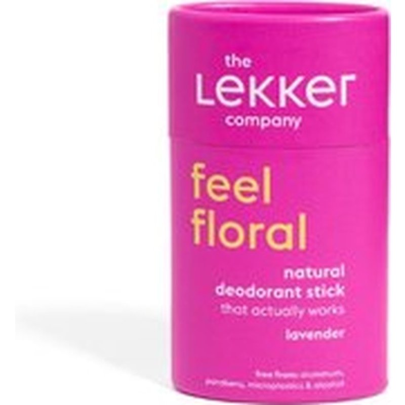 The Lekker Company Deodorant Stick Feel Floral 40 Grams