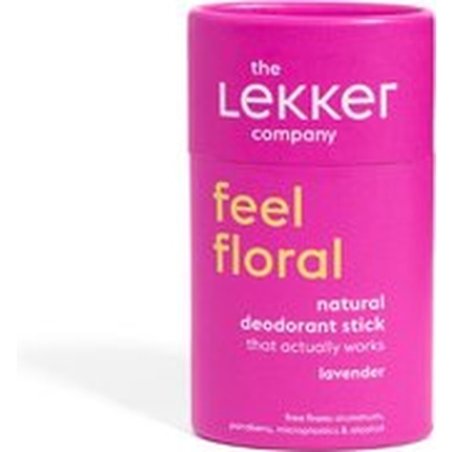 The Lekker Company Deodorant Stick Feel Floral 40 Grams