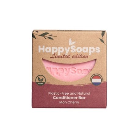 Happypsoaps Conditioner Bar Mon Cherry - A Natural Hair Conditioner Bar For Soft And Manageable Hair