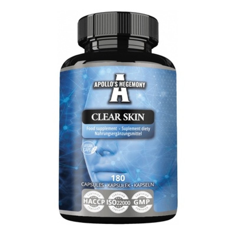 Apollo's Hegemony Clear Skin Dietary Supplement - 180 Capsules
