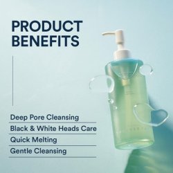 Anotherface Peptathenol Aqua Balance Cleansing Oil Korean Skin Care Black