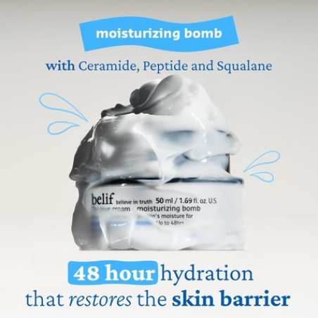 Belif The True Cream Moisturizing Bomb - New and Improved 48hrs of Moisture