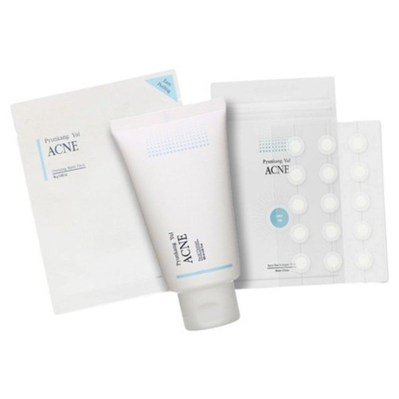 Pyunkang Yul Acne Set Facial Cleanser 120ml and Super Thin Spot Patch