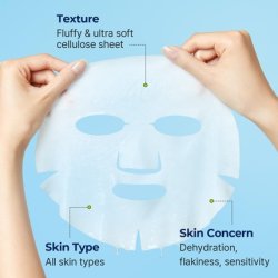 Torriden DIVE-IN Hyaluronic Acid Facial Sheet Masks Moisturizing Sheet Mask for Sensitive Dry Skin Fragrance-Free