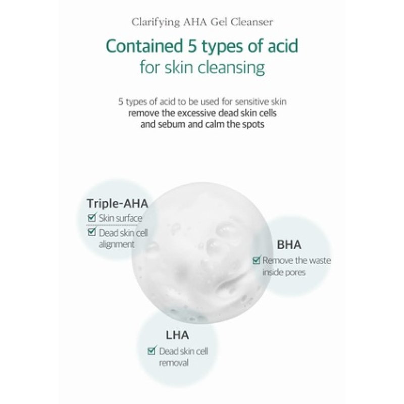 Petitfee Clarifying AHA Gel Cleanser 100g