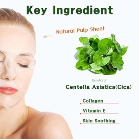 Purederm Cica Essence Mask - Highly Concentrated Cica Ingredients