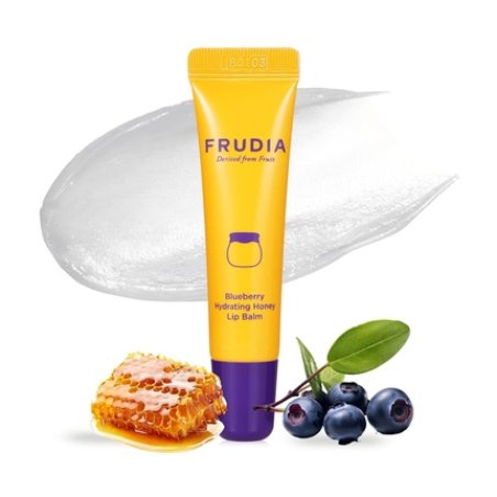 Frudia Blueberry Honey Lip Balm Tube Exfoliating & Moisturizing Dewy Korean Lip