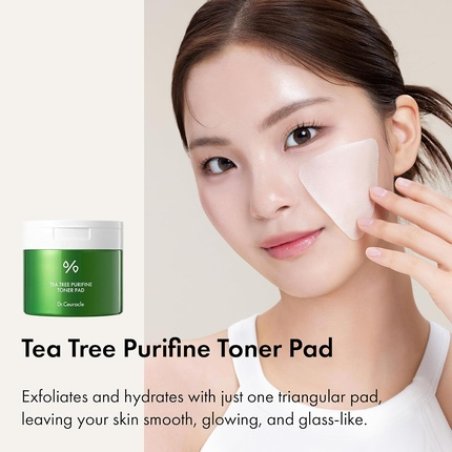Dr.Ceuracle Tea Tree Purifine Toner Pad - Korean Skincare Mild Exfoliating