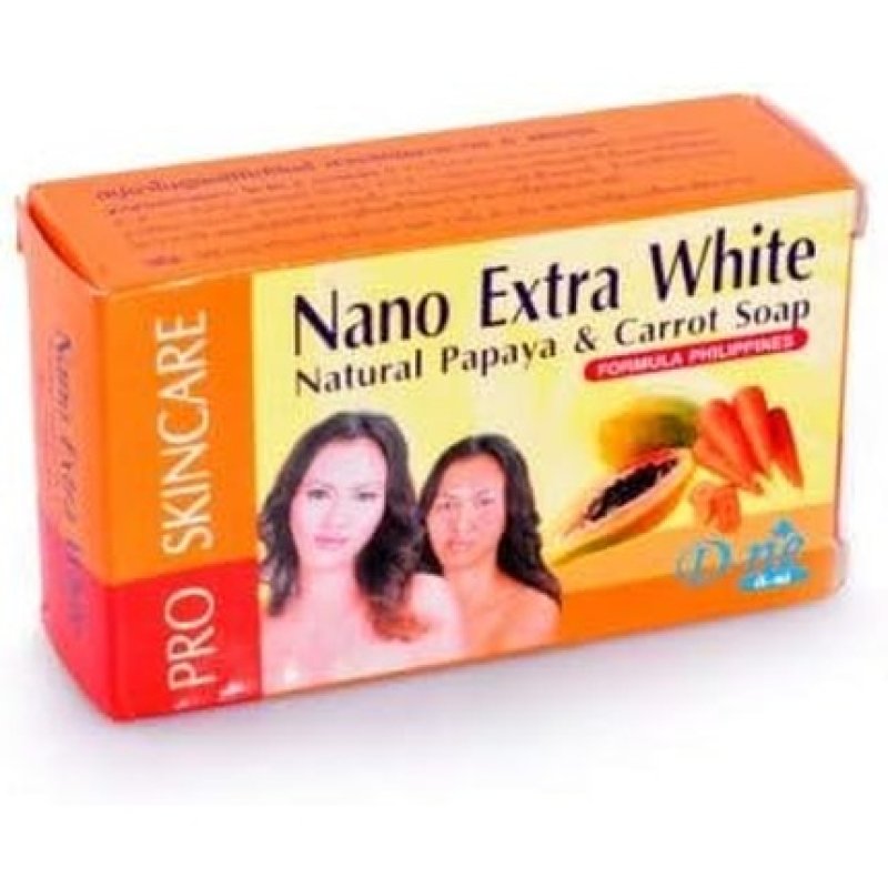 Nano Extra White Natural Papaya & Carrot Soap