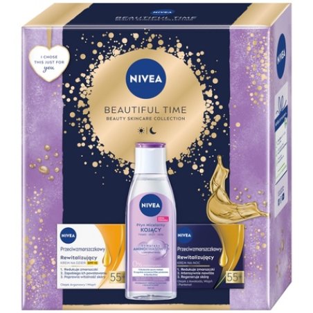Niveaset Beautiful Time Micellar Liquid 200ml, Day Cream 50ml, Night Cream 50ml
