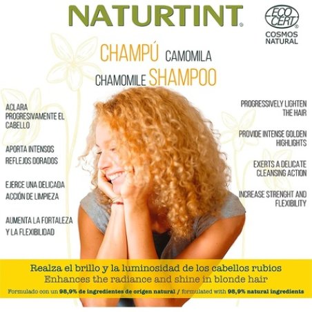 Naturtint Vegan Chamomile Shampoo Intensive Golden Reflexes 330ml