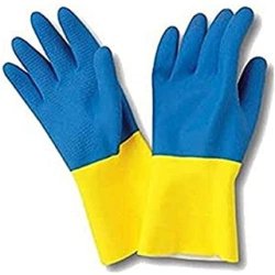 Sanyc Bicolor Gloves Blue/Yellow Size M