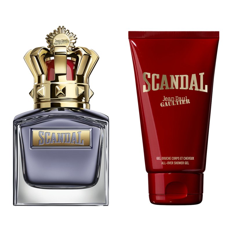 Jean Paul Gaultier Scandal Pour Homme Eau de Toilette 50ml with Shower Gel 75ml Men's Box