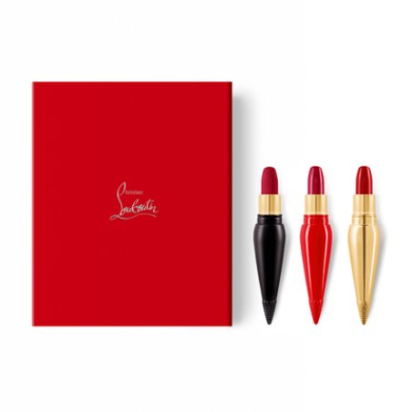 Christian Louboutin Lipstick Trio Set Rouge Louboutin 001m 001 001g