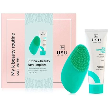K-Beauty Easy Cleansing Routine Pack Cica Foaming Cleanser Easy Nusu - USU Cosmetics