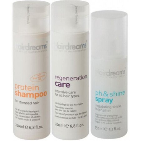 Hairdreams Protein Shampoo 200ml and Regeneration Care 550ml