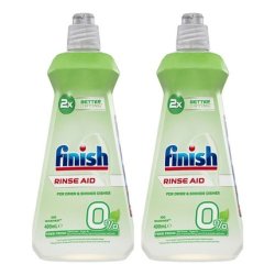 Finish 400ml 0% Rinse Aid Dishwashing Liquid