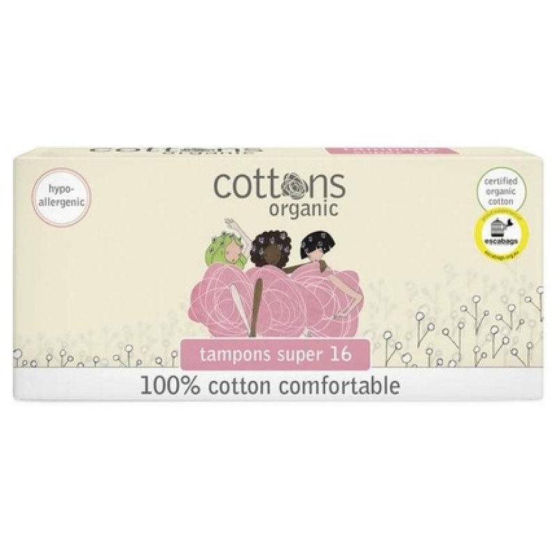 Cottons Cottons Tampons Super - Ideal For Heavy Flow Days