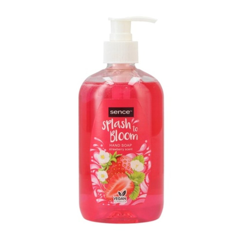 Sence Hand Soap Splash To Bloom Strawberry - A Refreshing Hand Soap With A Delightful Strawberry Scent