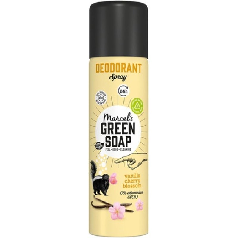 Marcel's Green Soap Anti-perspirant Deodorant Spray Vanilla & Cherry Blossom 150ml