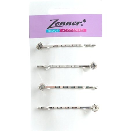 Zenner Hair Clips With Rhinestones