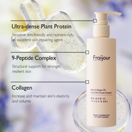 Retin Collagen 3D Core Oil to Foam Cleanser Acne-Fighting