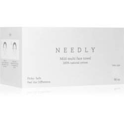 NEEDLY Mild Cleansing Multi Face Towel - 80 towels, Disposable