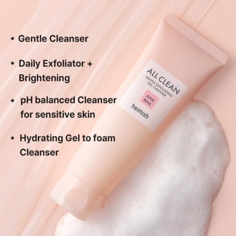 Heimish All Clean Gentle Exfoliating Gel Cleanser 4.39 Fl.Oz 130ml