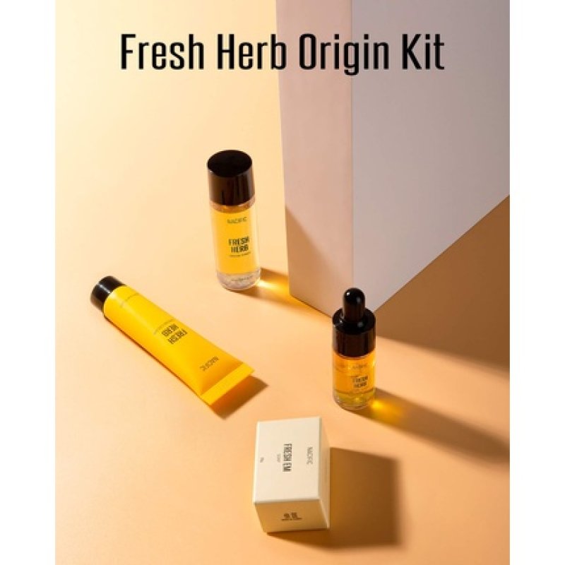 NACIFIC Fresh Herb Origin Kit Toner Serum Cream EM Soap Travel Size Skin Care Kit