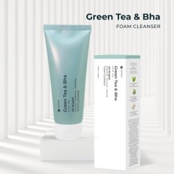 All Bright Green Tea and BHA Foam Cleanser