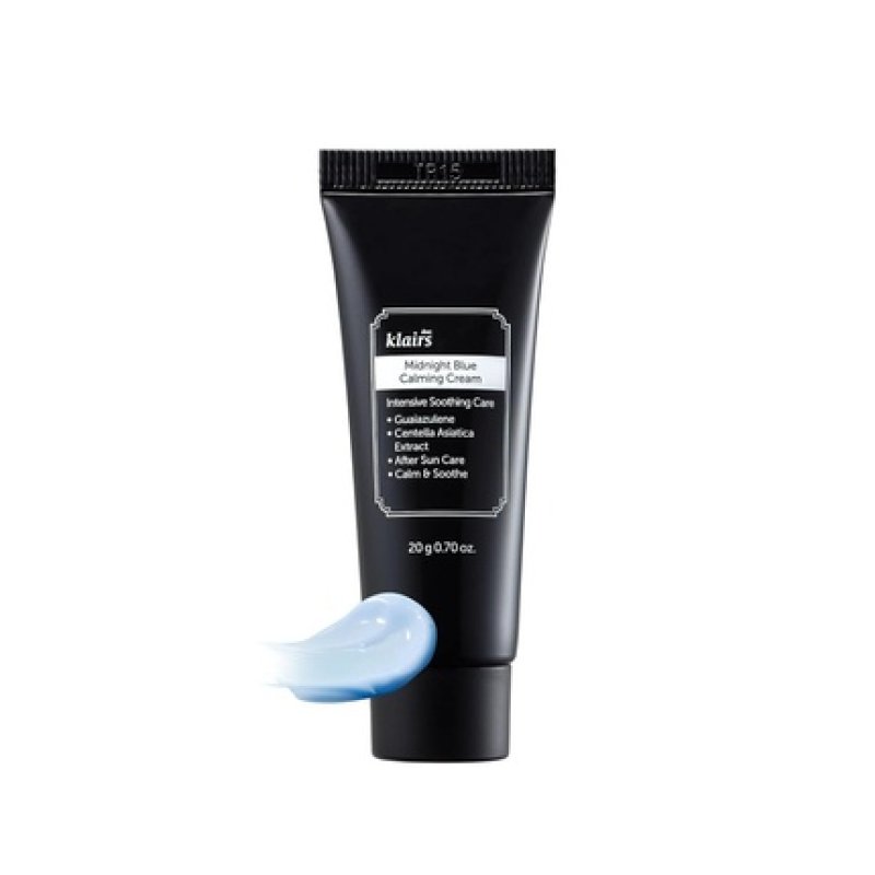 Dear Klairs Midnight Blue Calming Cream 0.7 Ounce - Soothing Redness Relief