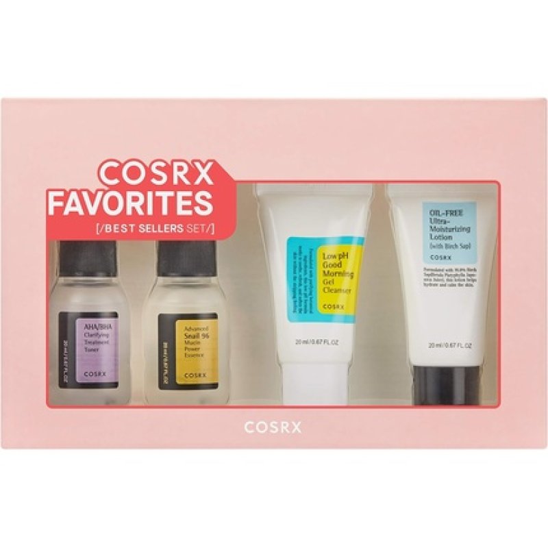 Cosrx Favorites Best Sellers Set Mini Sized Low pH Good Morning Gel Cleanser