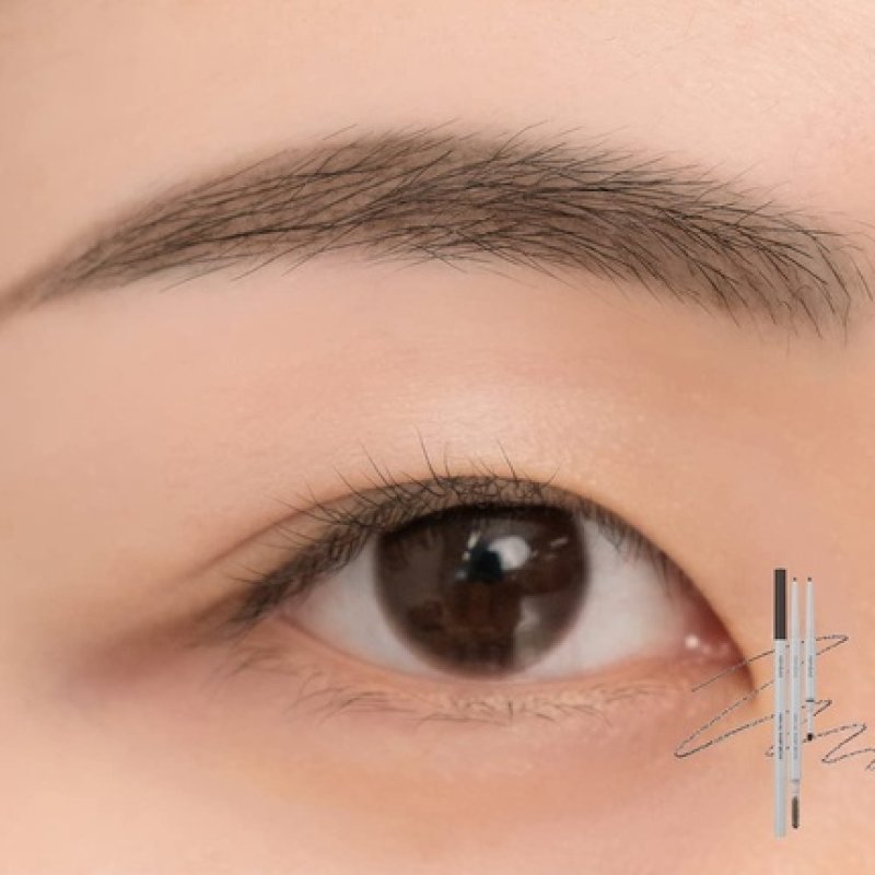 Rom&nd HAN ALL SHARP BROW C1 Classic Gray Dual-Sided Fine Tip Shapes Defines Fills Brows Natural Makeup Sharp Tip