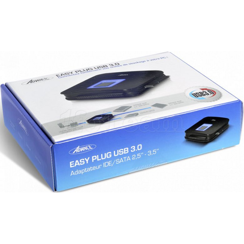 Adaptateur Advance compatible pour disque dur IDE/SATA vers USB 3.0