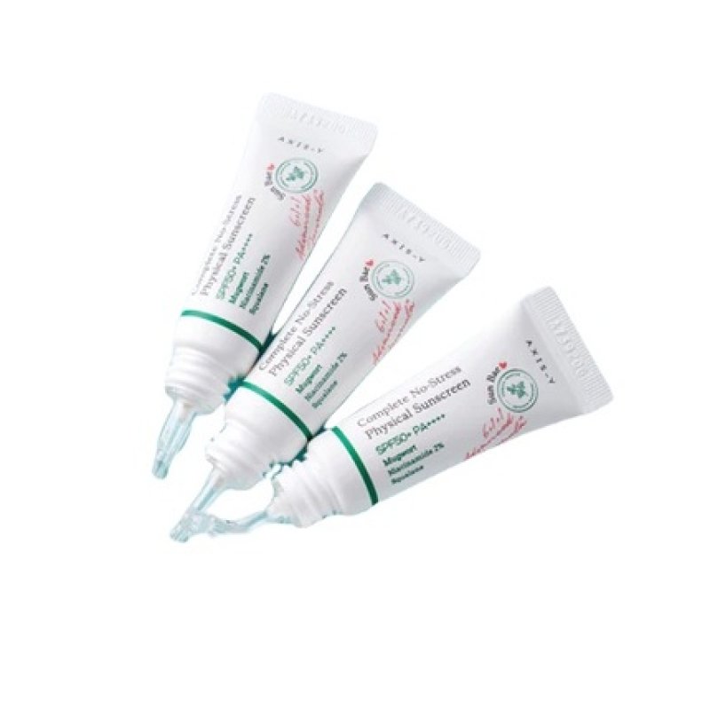 Axis-Y Complete No-Stress Physical Sunscreen Spf50 Face Cream With Filter 10ml