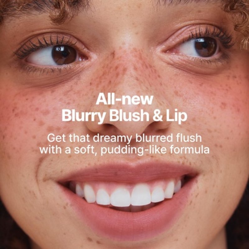 Blurry Pudding Pot Airbrushed Blush & Lip Buildable Pigment Long-Lasting