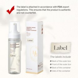 Salmon Caring Centella Bubble Cleanser with Salmon PDRN and pH 5.5