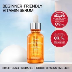 JUMISO All Day Vitamin Serum Brightening & Balancing Facial Serum 50ml 1.69 fl oz with 86.14% Vitamin Tree Extract and