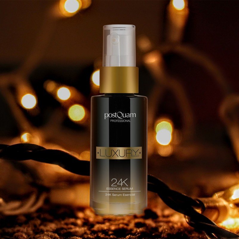 Postquam Luxury Gold 24K Serum with Moisturizing and Tensor Effect and Hyaluronic Acid for all Skin Types 30ml