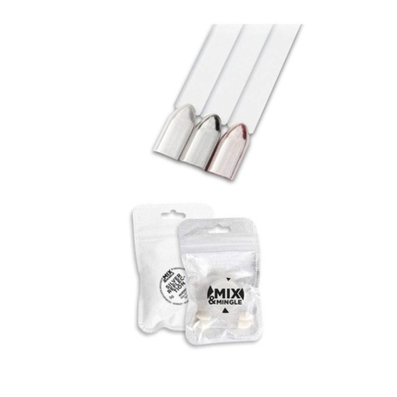 IBP Mix & Mingle Nail Art Silver Mirror 5g