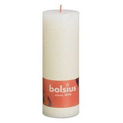 Bolsius Rustiko Shine wax candle Cylinder Cream 1 pc(s)