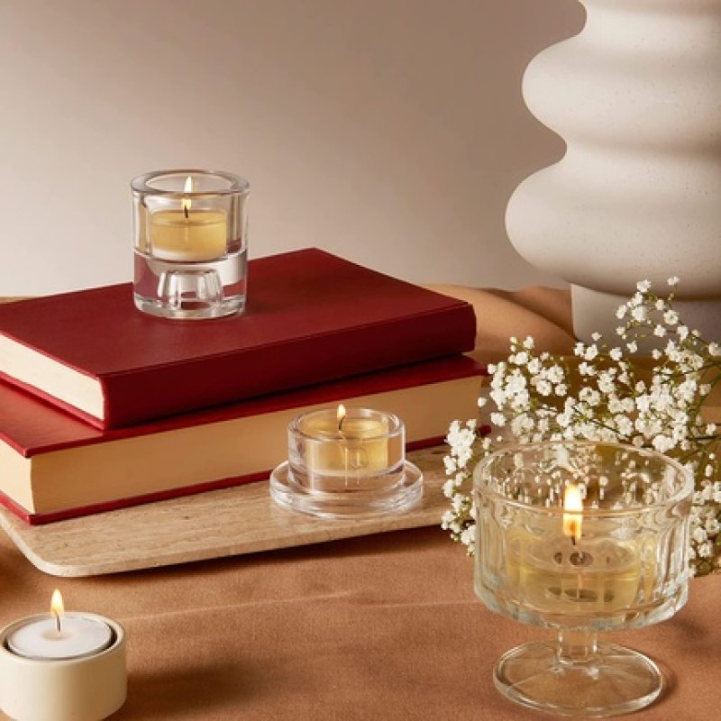 Bolsius True Scents Lavender Fragrance Tealights 18 Pack - 4 Hour Burn Time - Natural Extracts Vegan Wax - No Palm Oil