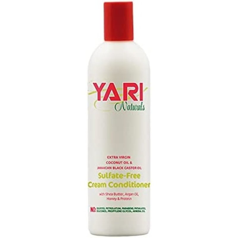 Yari Naturals Coconut Oil Jamaican Black Castor Oil Cream Conditioner 375ml