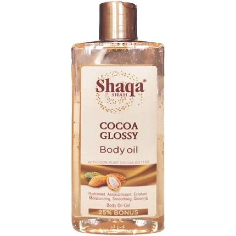 Shaqa Cocoa Glossy Body Oil 100% Pure Cocoa Butter