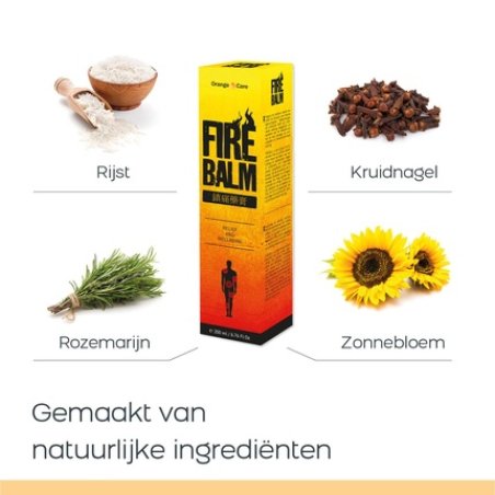 Orange Care Fire Balm 200ml Tiger Balm for Muscle Soreness Pain-Relieving Relaxing Salve for Muscle Pain Back Pain