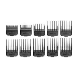 Monster Clippers Attachment Comb Set 10 Pieces Black