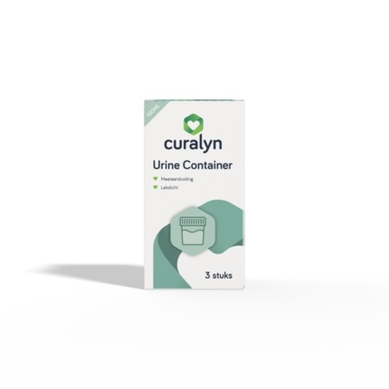 Curalyn Urine Container With Screw Cap - Ideal For Medical Use