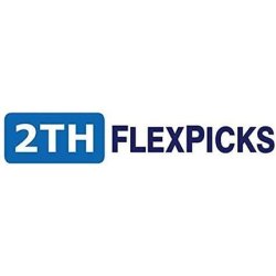 2TH Flexpicks 50 Flexible and Soft Rubber Picks for Plaque Removal and Gum Health