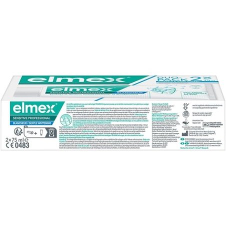 Elmex Sensitive Professional Whiteness 75ml - Pack of 2